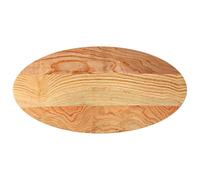 vidaXL Table Top Light Brown 100x50x4 cm Solid Wood Oak Oval