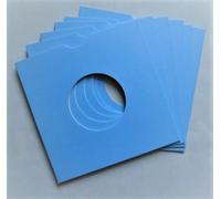 200 x 7" Record Vinyl Card Sleeves Red, White, Black, Blue (Blue )