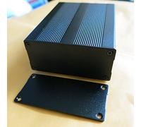 100 x 76 x 35 mm Aluminium Housing Aluminium Case Empty Housing Aluminium Box Metal Housing Black Enclosure Project Box Electronics Power Supply PCB Cabinet Aluminium Box Instruments Cooling Box