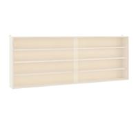 (100 x 8.5 x 37 cm) vidaXL Wall Display Cabinet with Doors Display Case Wall Display Shelf Unit