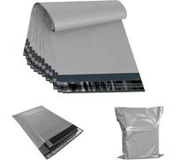100 X AMD Nexus 12 X 16 Self-Seal Grey Mailing Bags, Tear Proof Postal Parcel Delivery Bags, Lightweight Flexible Envelopes