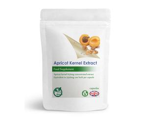 100 x Apricot Kernel Extract Capsules 2520mg, Natural Vitamin B17 UK