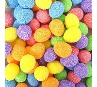 100 x Assorted Mini Bobbly Eggs Easter Hunt Gift Craft Bonnet Decoration Accessories