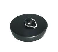 100 x Black Plastic Basin Sink Stopper Bath Stop Stopper Plug 1.75" 45MM