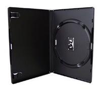 100 X Black Single Amaray DVD/CD/BLU RAY Case