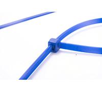 100 x Blue Nylon Cable Ties 100 x 2.5mm / Extra Strong Zip Tie Wraps