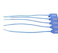 100 X Blue Security Tags Numbered Pull Ties Secure Anti-Tamper Seals. Plastic Tamper Seals Numbered Zip Ties for Fire Extinguishers Pull Tite Security Tags Disposable Self-Locking (100)