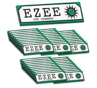 100 x BOOKS 2500 SHEETS MEDIUM GREEN STANDARD EZEE RIZLA ROLLING CIGARETTE PAPER
