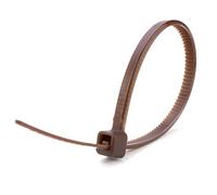 100 x Brown Cable Ties - 100mm x 2.5mm (Zip Tie Bases)