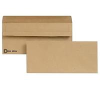 100 x Brown Mailing Envelopes Self Seal for Posting mailing Home Office and Ecommerce - A4 A5 DL (DL)