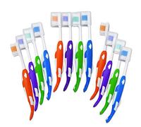 100 x Childrens Toothbrushes ~ Bulk Packs Kids Manual Brushes (Orca)