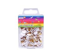 100 x Color Push Pins True Circle Push Pins Decorative Cork Board Bulletin Board, Photos, Wall Map Push Pins Thumb Tacks for Cork Board/Wall