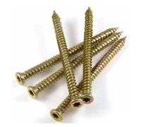 100 X Concrete Frame Screws 75 X 82mm Window Fixings For Masonry Stone & Brick