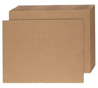 100 x Corrugated Cardboard Packaging Sheets Kraft Pads Single and Double Wall Protective Dividers for Cushioning & Crafts A0, A1, A2, A3, A4, A5 (Pack of 100) (Double Wall, A5 (210 x 148mm))