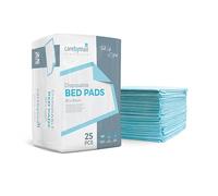 100 x Disposable Incontinence Bed Pads - 60x90cm Large Underpads, Bed Mats, Mattress Protectors, Incontinence Pads Women and Men - Bed Wetting Mats - Disposable Changing Mats Baby (100 Pack)