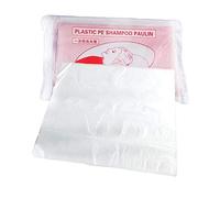 100 x Disposable Transparent Waterproof Plastic Polythene Hair Shawl Capes