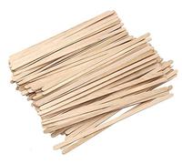 100 x Disposable Wooden Coffee Stirrers 140mm. Eco Friendly. EJJECO