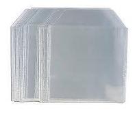 100 x Dragon Trading Premium CD DVD Blu-ray Disc 80 Micron Plastic Wallets Sleeves with Flap - Durable Sleeves for 1 Disc