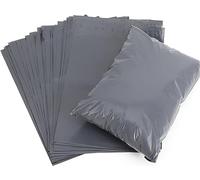 100 X Efforias 10 X 14 Grey Mailing Bags | Self Adhesive | Waterproof and Tear-Proof Postal Bags