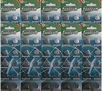 100 x Eunicell AG10 1.5v Alkaline Button Cell Batteries in Separate Blister Packaging aka LR54 LR1130 L:1131 SR1130W 389 G10