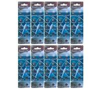 100 x Eunicell AG6 1.5v Alkaline Button Cell Batteries in Separate Blister Packaging LR69 LR921 SR921W 370 371