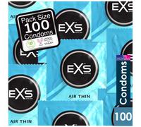 100 x Exs Nano Thin Condoms | Vegan Condoms | 0.045 mm Thickness Sensitive |