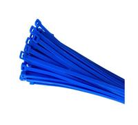 100 x Fluorescent Blue Cable Ties 300 x 4.8mm / Extra Strong Zip Tie Wraps
