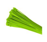 100 x Fluorescent Green Cable Ties 200 x 4.8mm / Extra Strong Zip Tie Wraps