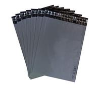 100 x Grey Mailing Bag Postage Bags Plastic Bag XX Large(17" x 24") with Waterproof Self Seal Mailing Bags #L1074-100