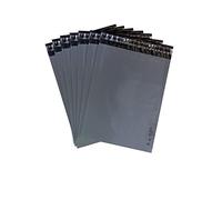 100 x Grey Mailing Bag Postage Bags Plastic Bags Large (9" x 12") with Waterproof Self Seal Mailing Bags #L1024-100