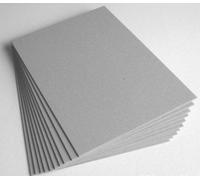 100 X Greyboard Craft Card A4 750 Micron 500gsm