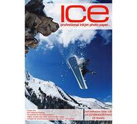 100 x ICE A4 Self Adhesive/Sticky Back Label Glossy Photo Paper 130gsm