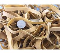 100 x Large Thick 6 inch x 1/2 inch Wide First Steps ® Rubber Elastic Bands No.89 152.4mm x 12.7mm