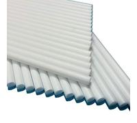 100 x Loypack 150mm / 6 inch White Plastic Cake Pop Lollipop Sticks