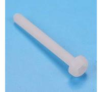 100 x M3 x 25mm Nylon Pan Head Screws