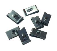 100 x Metric Speed Fastener U Nuts Interior Trim Panel Self Tapping Screw Spire Clips [ M6 ]