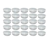 100 x Microwave Plastic Food Takeaway Tubs Heavy Duty Containers with Lids 500ml 650ml 750ml 1000ml 2000ml 2500ml 4000ml (2000ml)