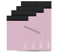 100 x Mixed Baby Pink Mailing Parcel Bags - 4 Sizes 25 from Each Poly Postal Self Seal Mailing Bags - Small to Large Postage Bags Packaging Assorted Mailers Posting Shipping Post Parcel Package Bags