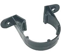 100 x Pipe Clips Black Saddle Band Waste Pipe Brackets 32MM 1 1/4 inch