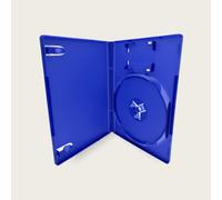 100 X PlayStation PS2 Game Cases - Blue Replacement Game Case with Card Holder Slot by Dragon Trading®