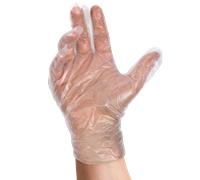 100 x Polyethylene Gloves One Size CE Marked PPE Category I - NO Nitrile Latex