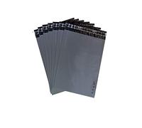 100 x Postage Bags Plastic Bags Grey Mailing Bag Medium (6.5" x 9") with Waterproof Self Seal Mailers Bag #L1014-100