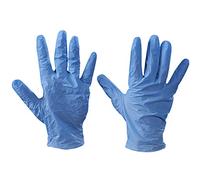 100 x Powder Free Disposable Vinyl Gloves (Blue) - Small