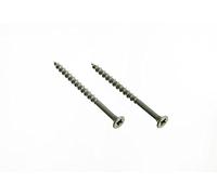 100 x POZI Cross Head DECKING Screw Rust Resistant Green 4.5 X 60MM