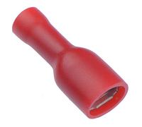 100 x Red 4.8mm Female Fully Insulated Crimp Spade Connector 16-22 AWG Wire Cable Electrical