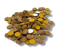 100 x Self Adhesive Frame Bumpers 12mm Frame Cork Bumpers Picture Framing Photo Frame Cork Discs Furniture Pads Picture Hanging Craft