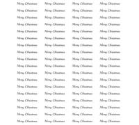 100 x Self Adhesive Peel Off Jewellery Stickers Labels Merry Christmas 37mm x 7mm