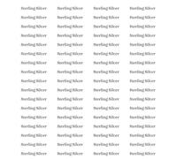 100 x Self Adhesive Peel Off Jewellery Stickers Labels Sterling Silver 37mm x 7mm (a)