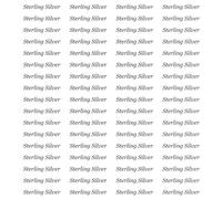 100 x Self Adhesive Peel Off Jewellery Stickers Labels Sterling Silver 37mm x 7mm (c)