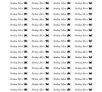 100 x Self Adhesive Peel Off Jewellery Stickers Labels Sterling Silver 37mm x 7mm (h)